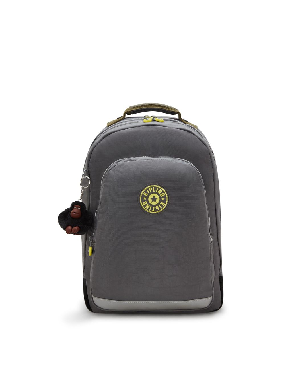 Kipling Gray Backpack Class Room Back To Large