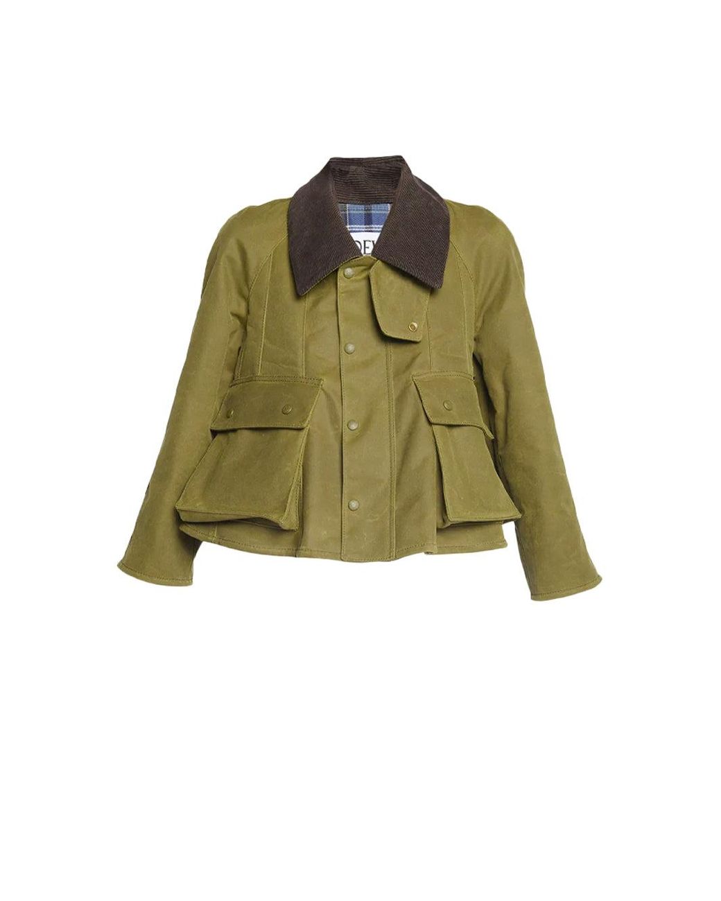Loewe Short Trapeze Parka Jacket in Green Lyst