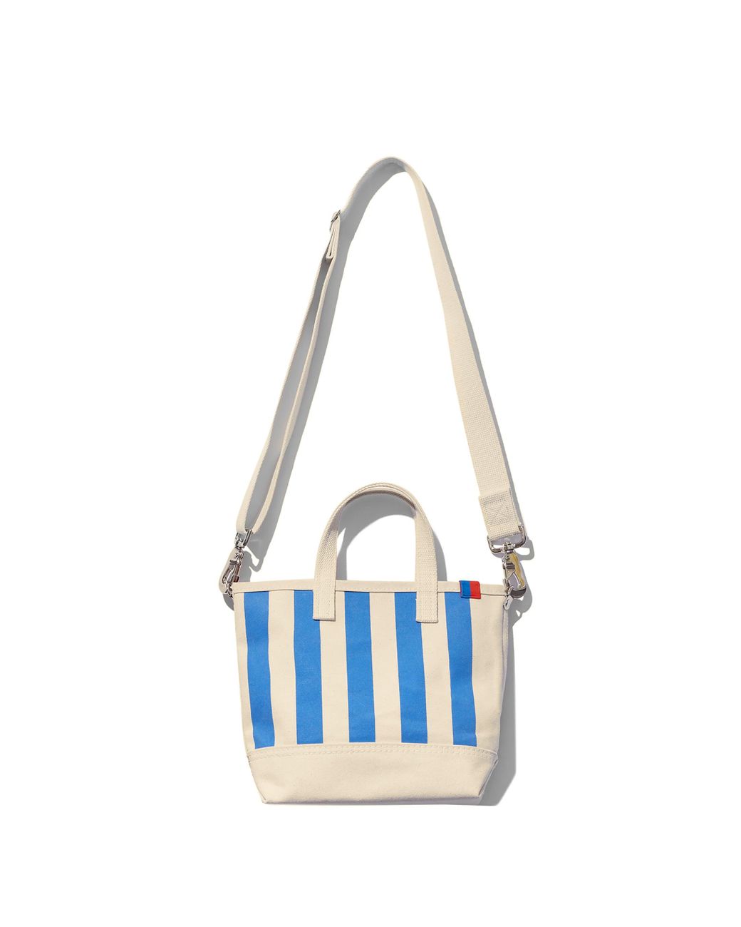 The Over The Shoulder All Over Striped Tote - Canvas/Walnut by KULE | Os