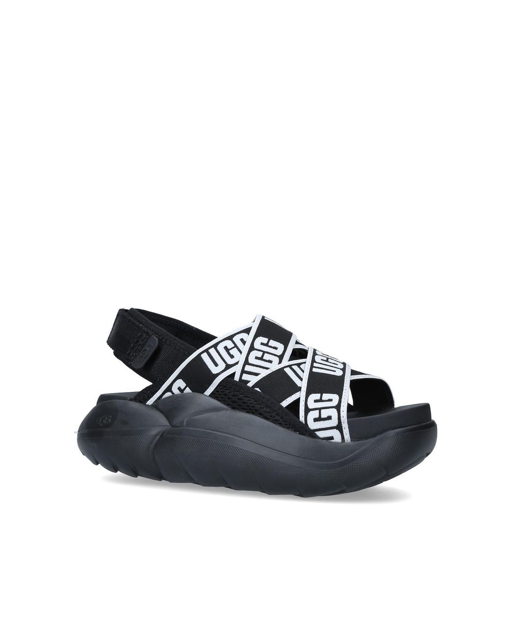 UGG La Cloud Sandal in Black | Lyst UK