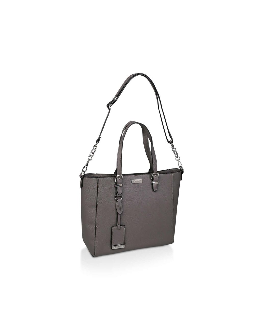 carvela grey tote bag