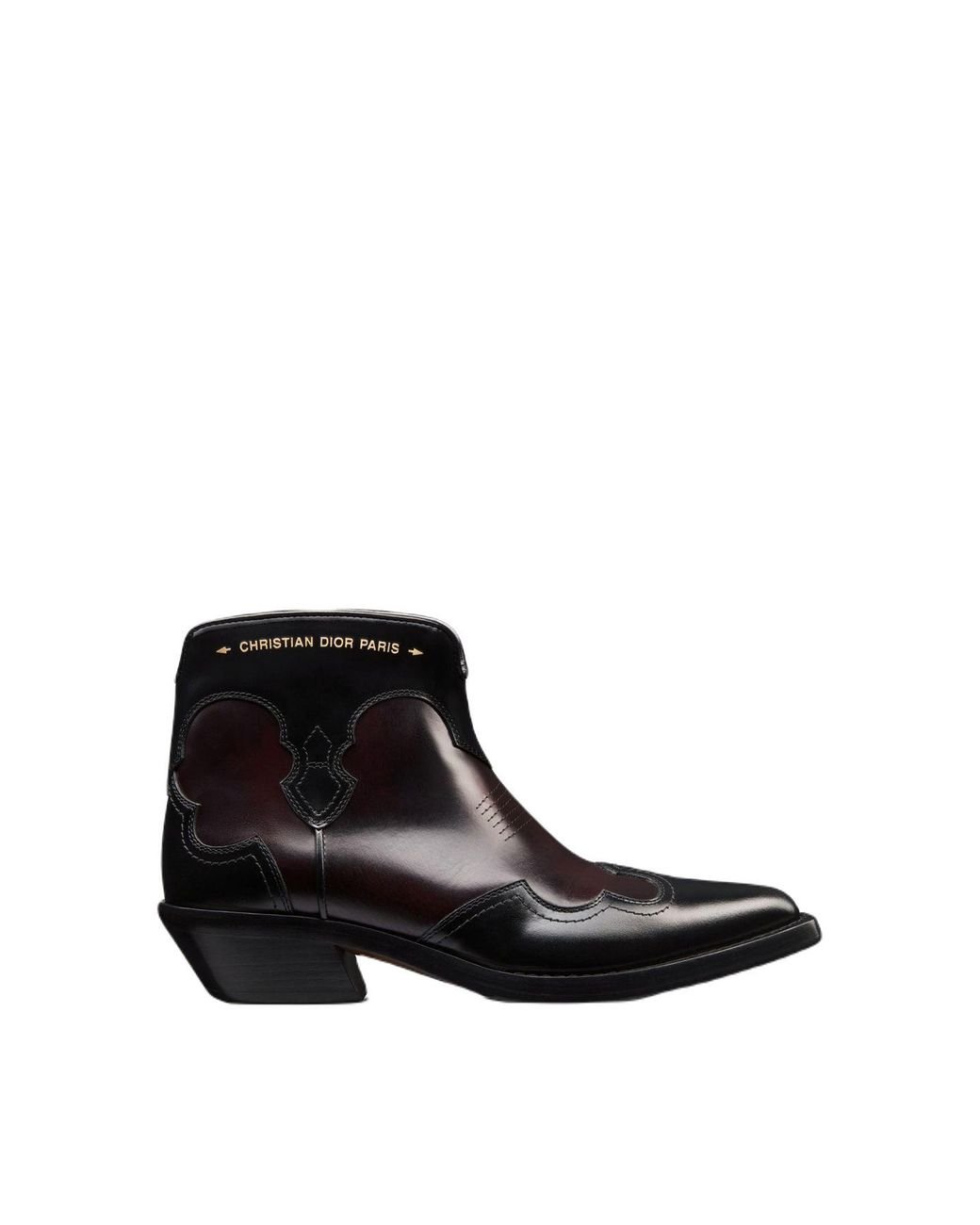 Christian dior black boots hot sale