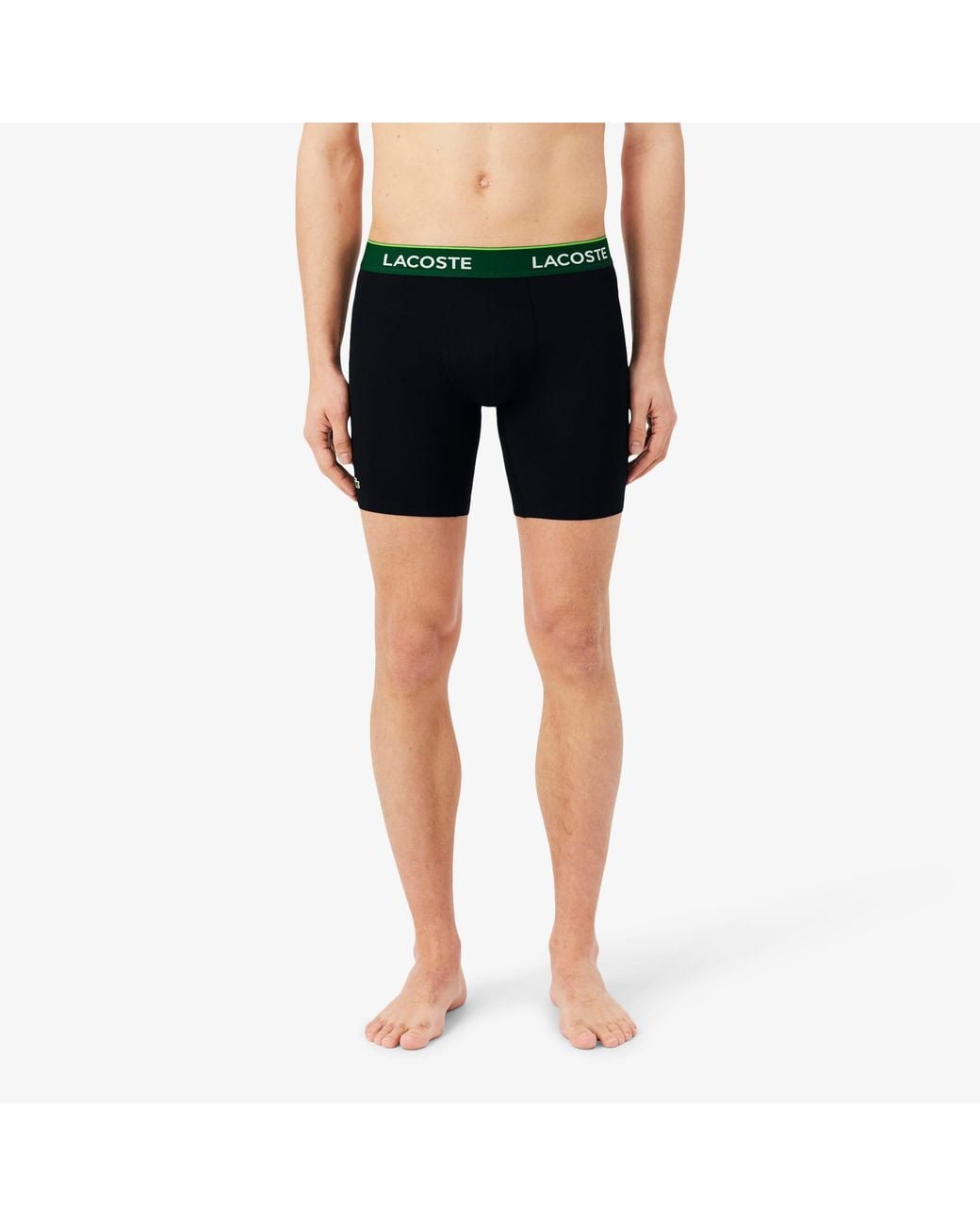 Lacoste Green 3-Pack Technical Mesh Boxers for men
