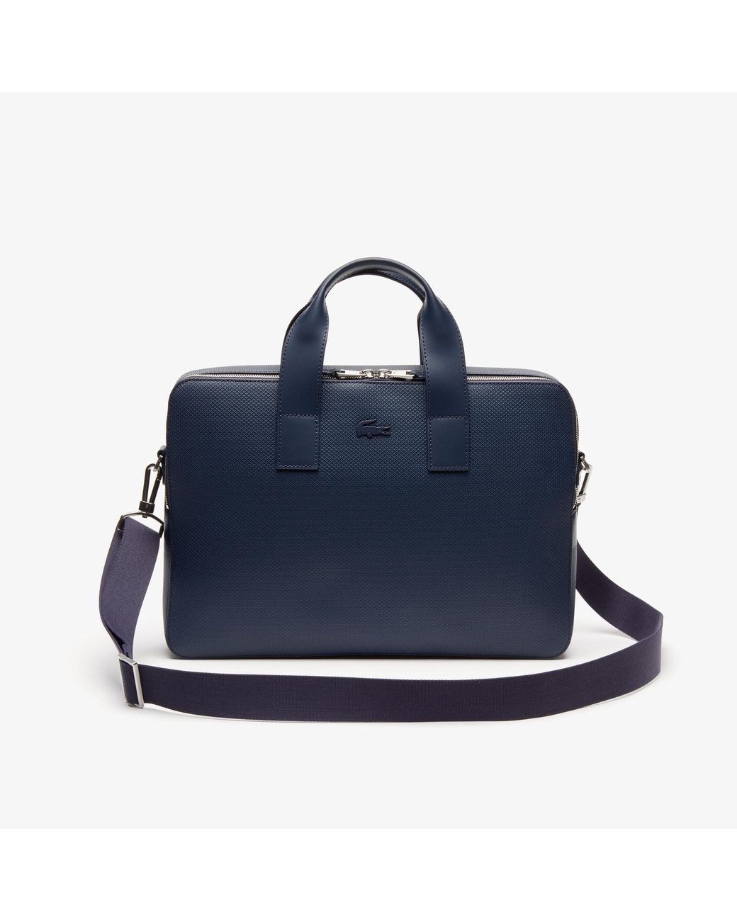 men's chantaco matte piqué leather flap bag
