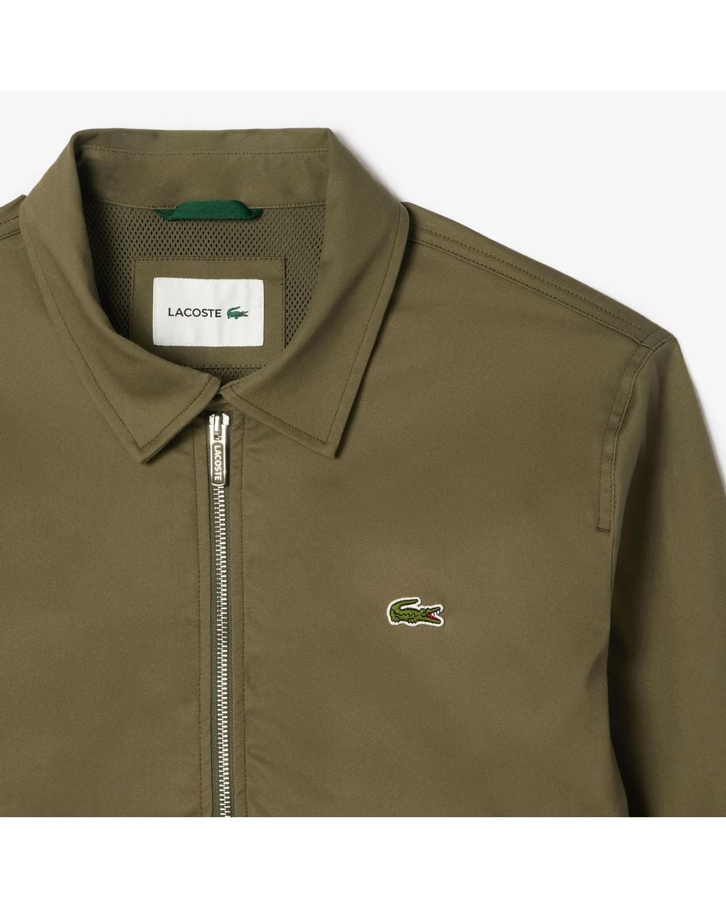 Lacoste Green Shorts Bomber Jacket for men