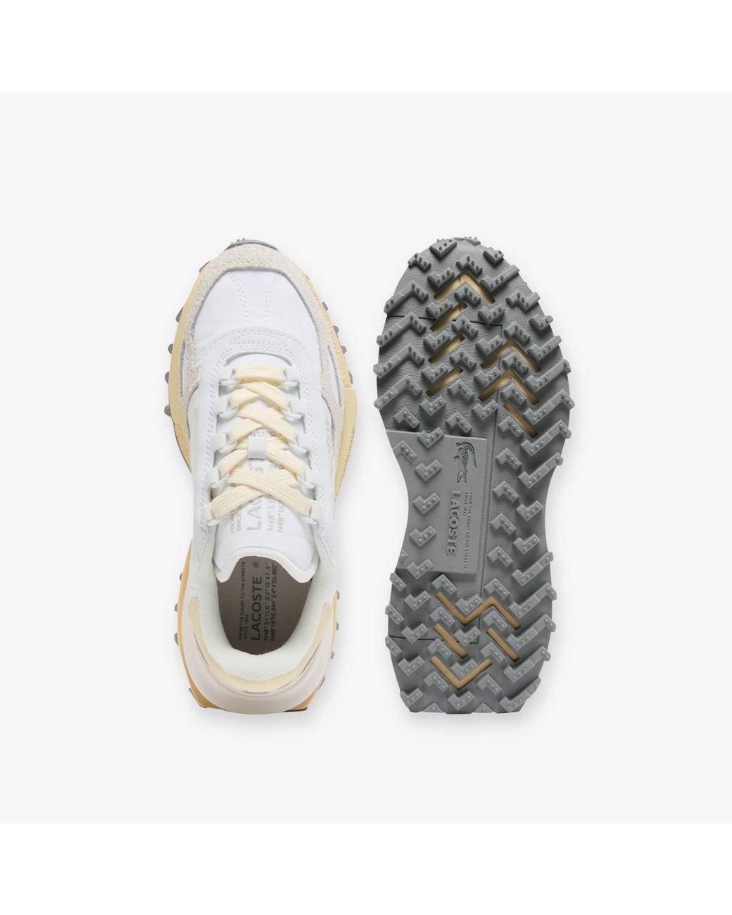 Lacoste White Elite Active Sneakers