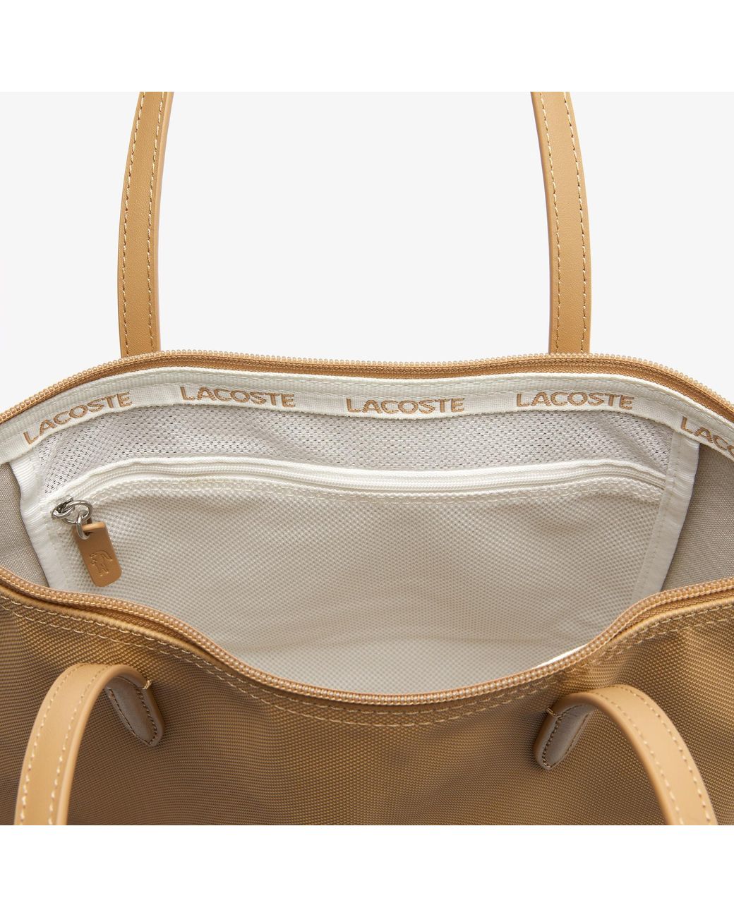 lacoste concept small zip tote bolsa