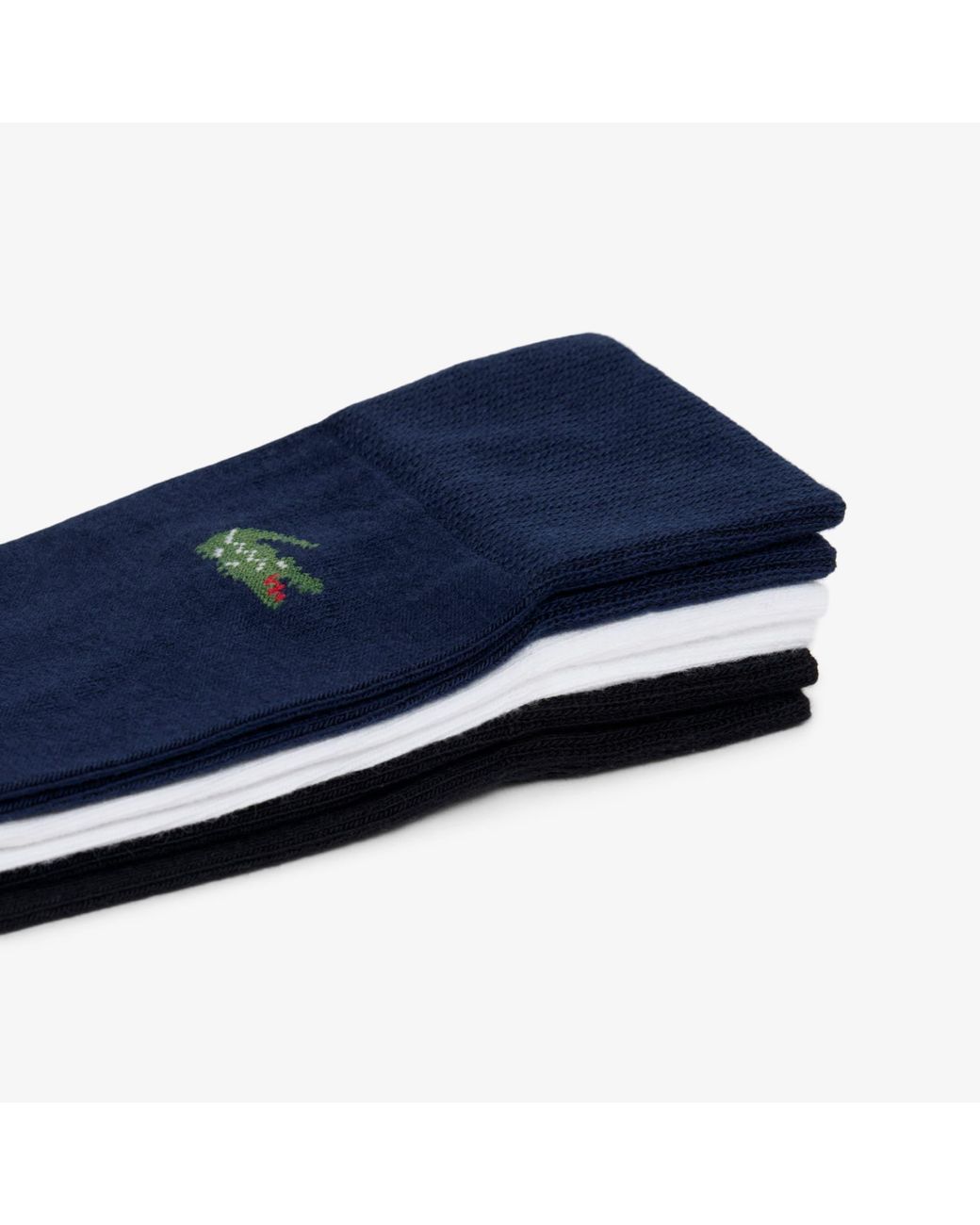 Lacoste Black 3-Pack Socks