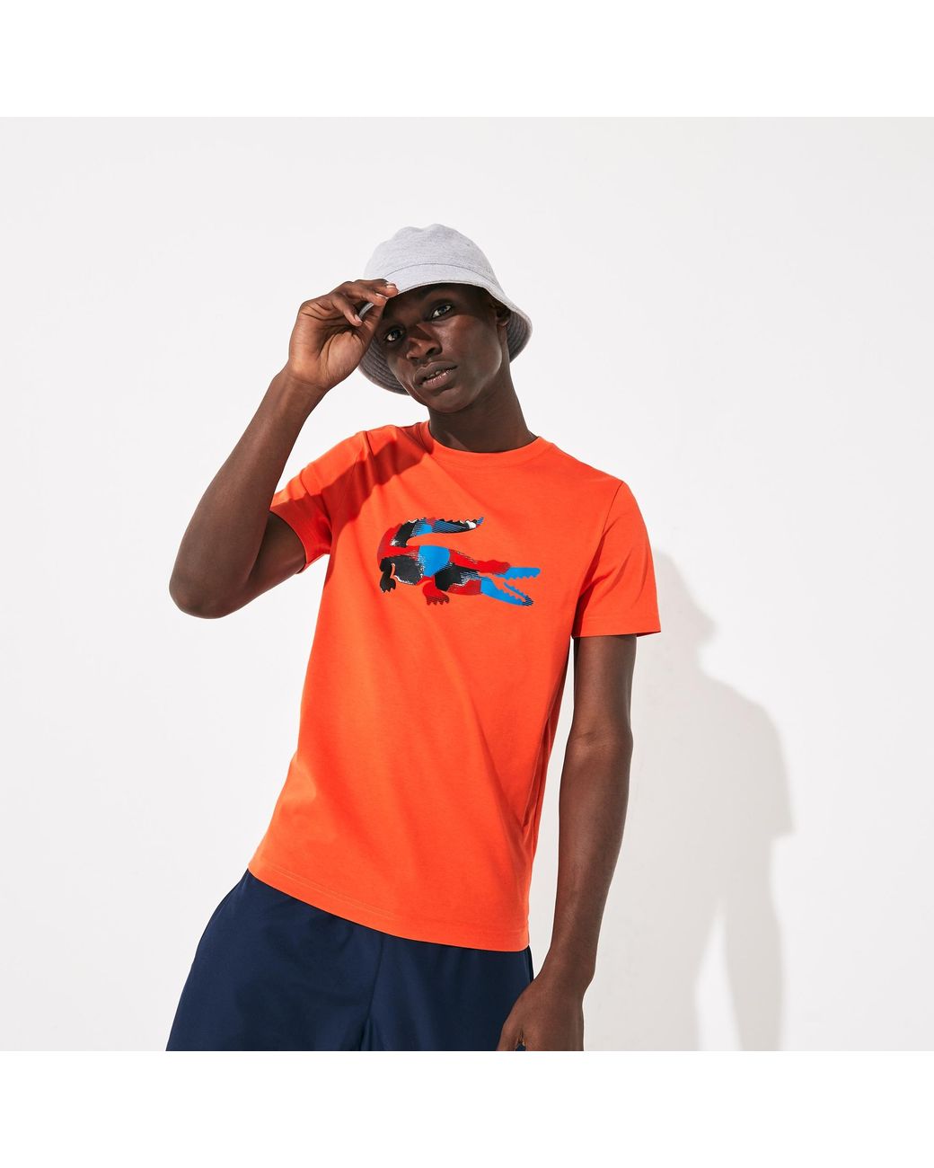 lacoste camo t shirt