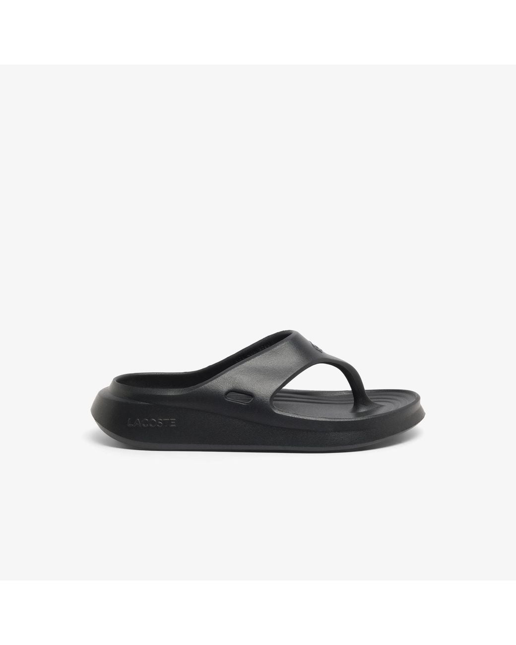 Lacoste Black Meduz Flip-Flops
