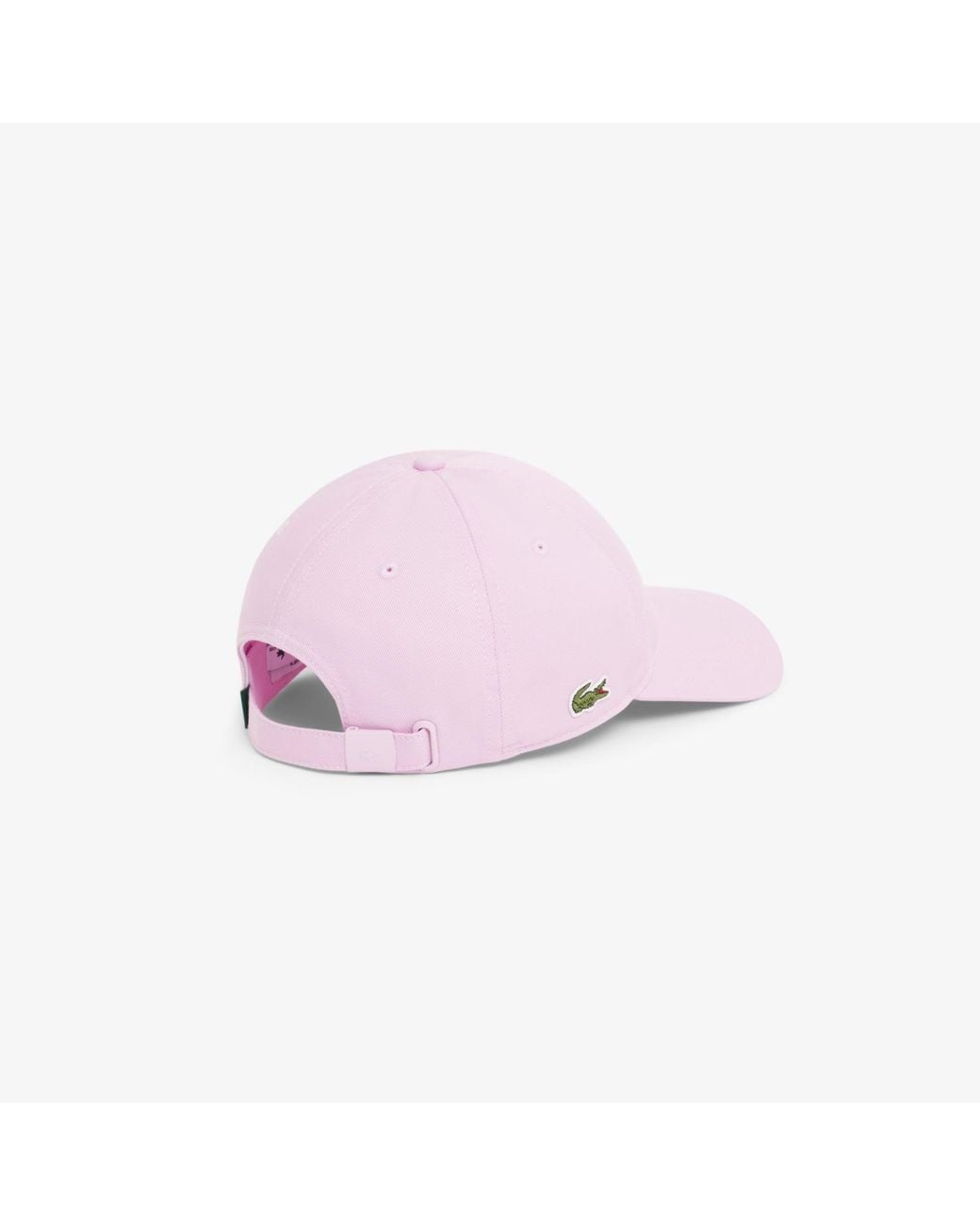 Lacoste Pink Cotton Twill Cap