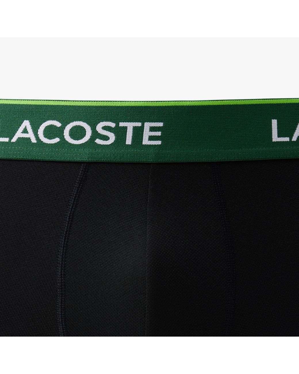 Lacoste Green 3-Pack Technical Mesh Boxers for men