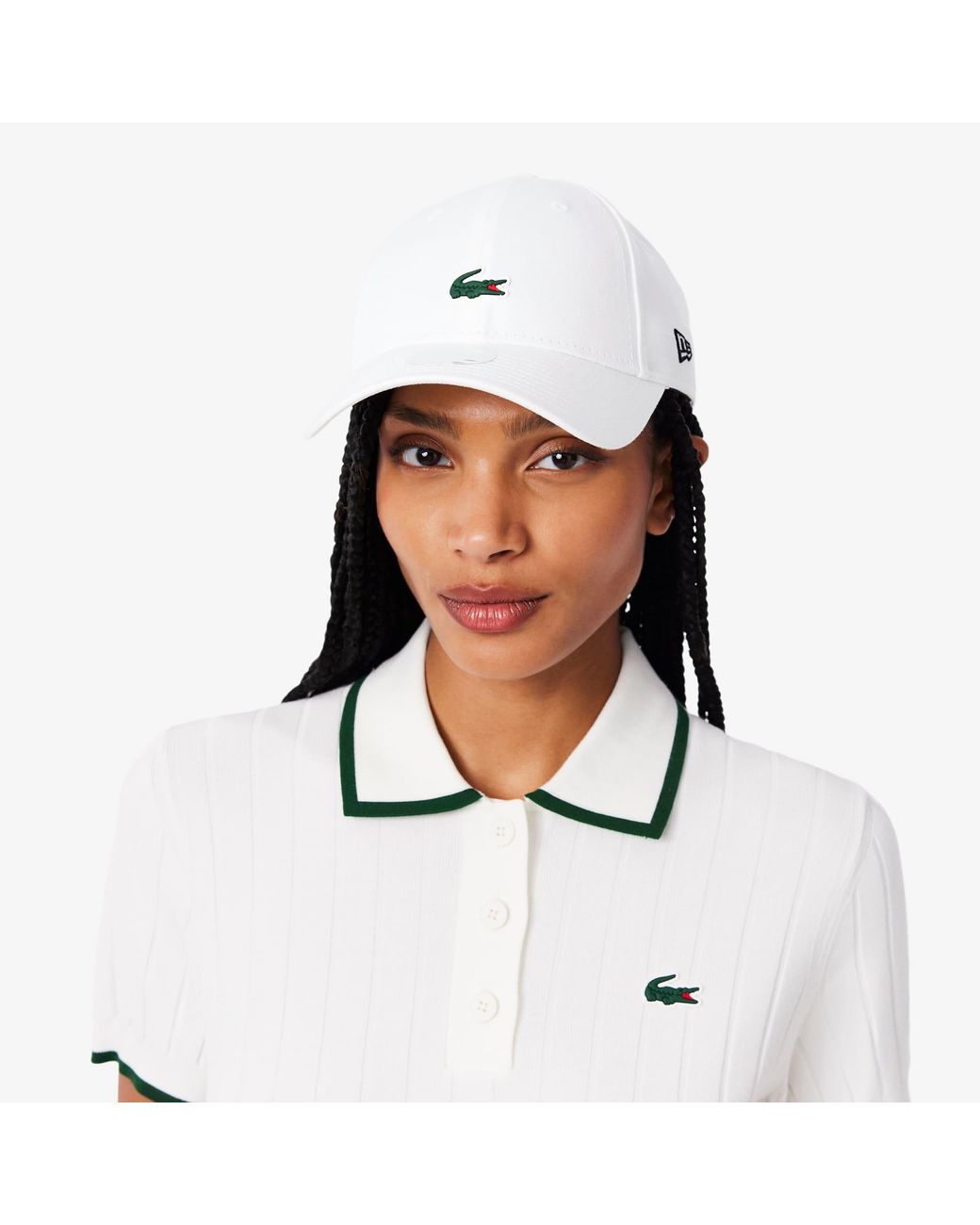 Lacoste White X New Era Cap