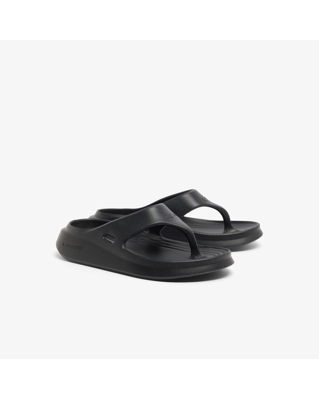 Lacoste Black Meduz Flip-Flops