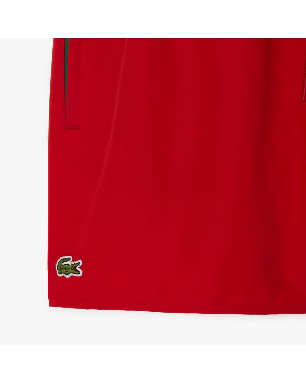 Lacoste Red Quick-Dry Swim Trunks for men