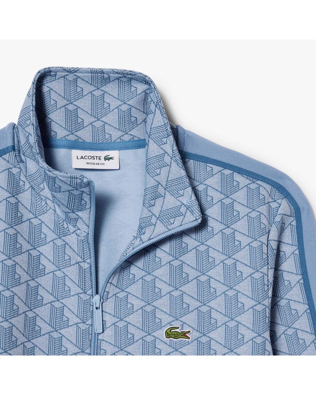 Lacoste Blue Paris Zip-Up Track Jacket for men