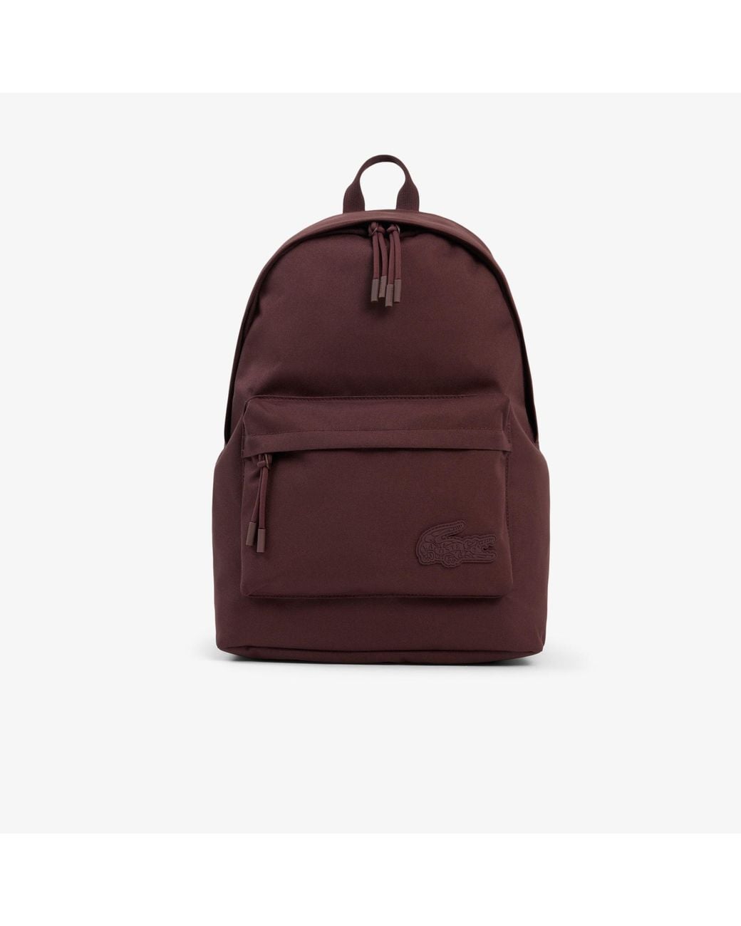 Lacoste Brown Arabesque Crocodile Backpack