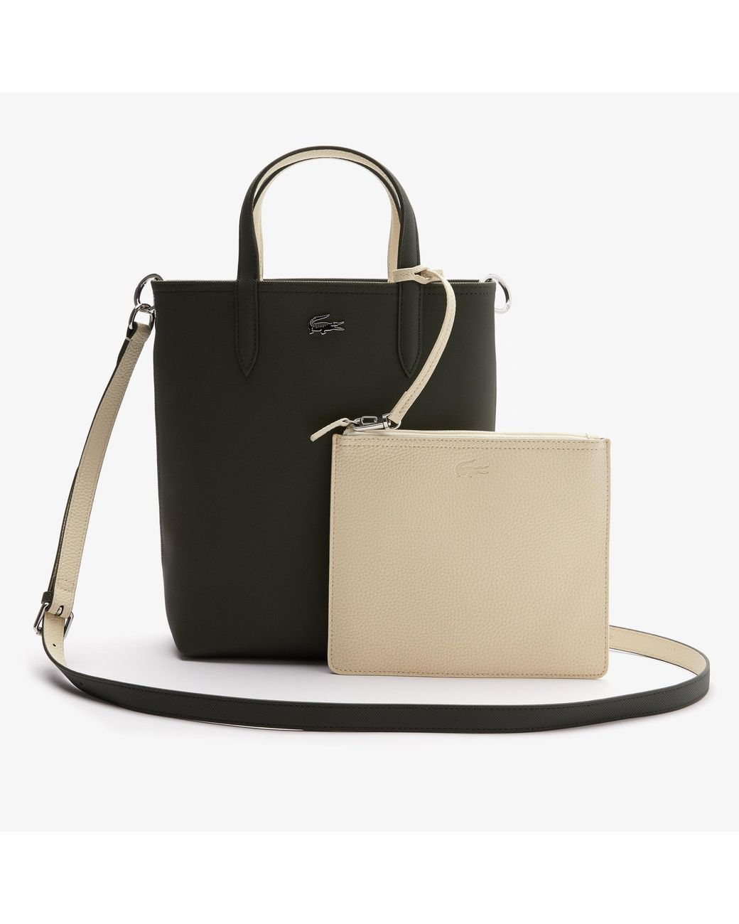lacoste reversible tote