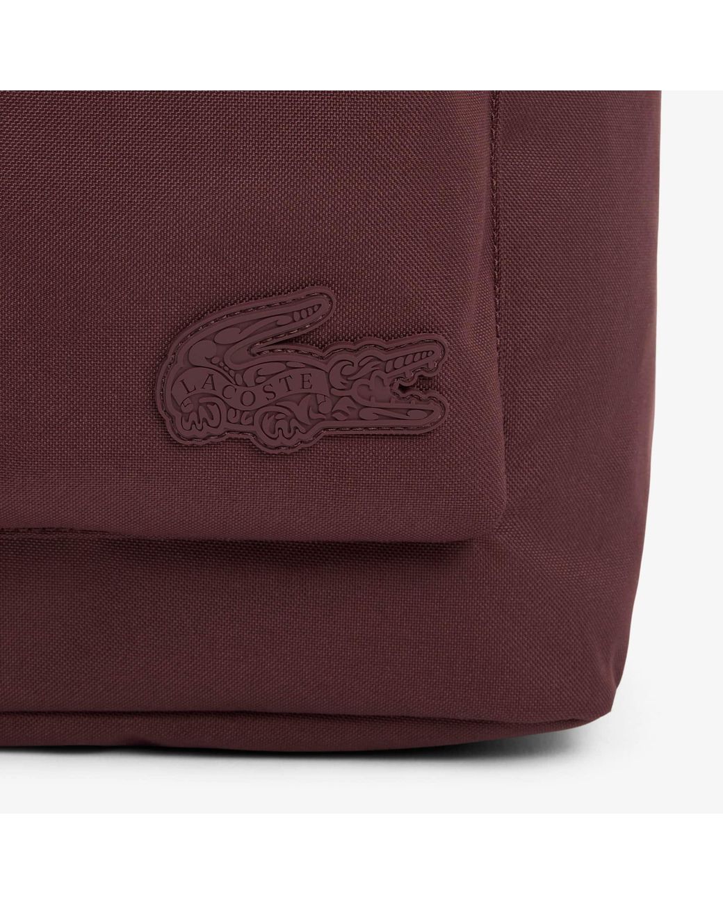 Lacoste Brown Arabesque Crocodile Backpack