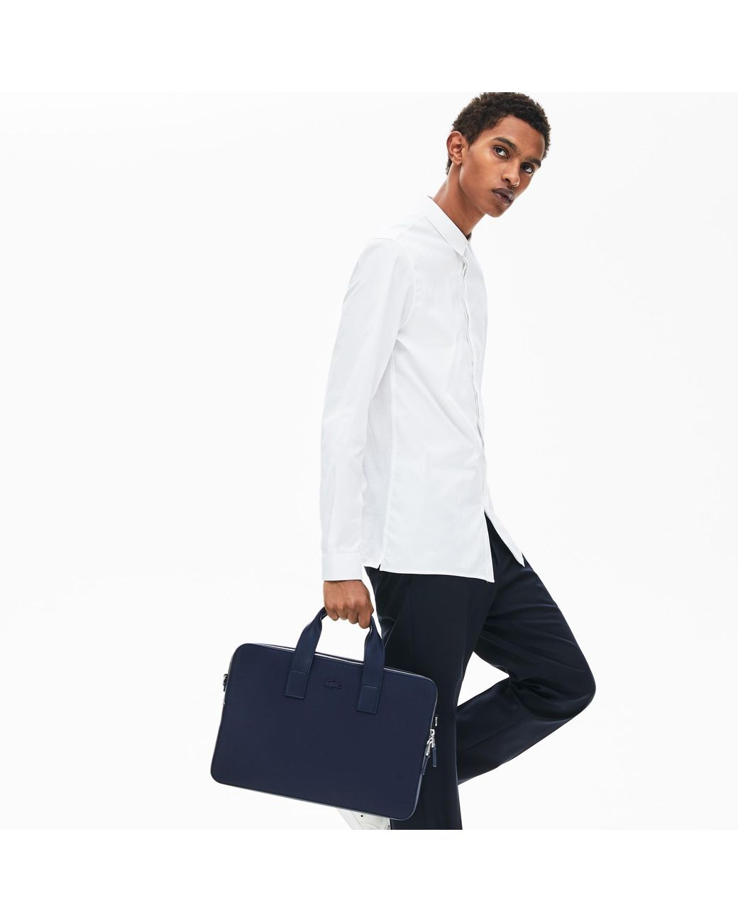 men's chantaco vertical matte piqué leather bag