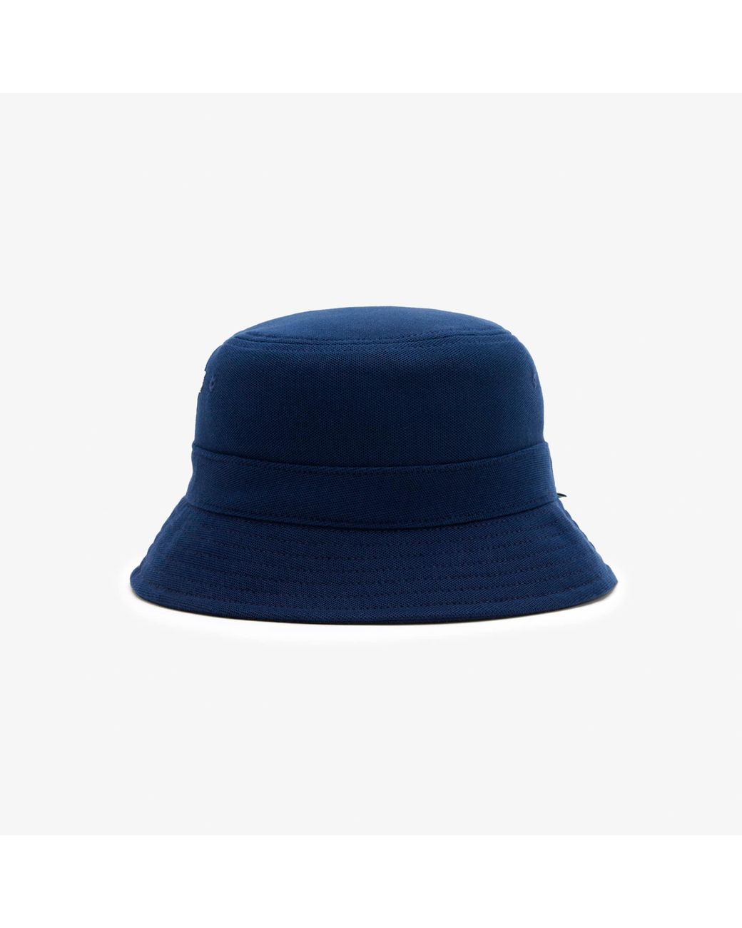 Lacoste Blue Piqué Bucket Hat