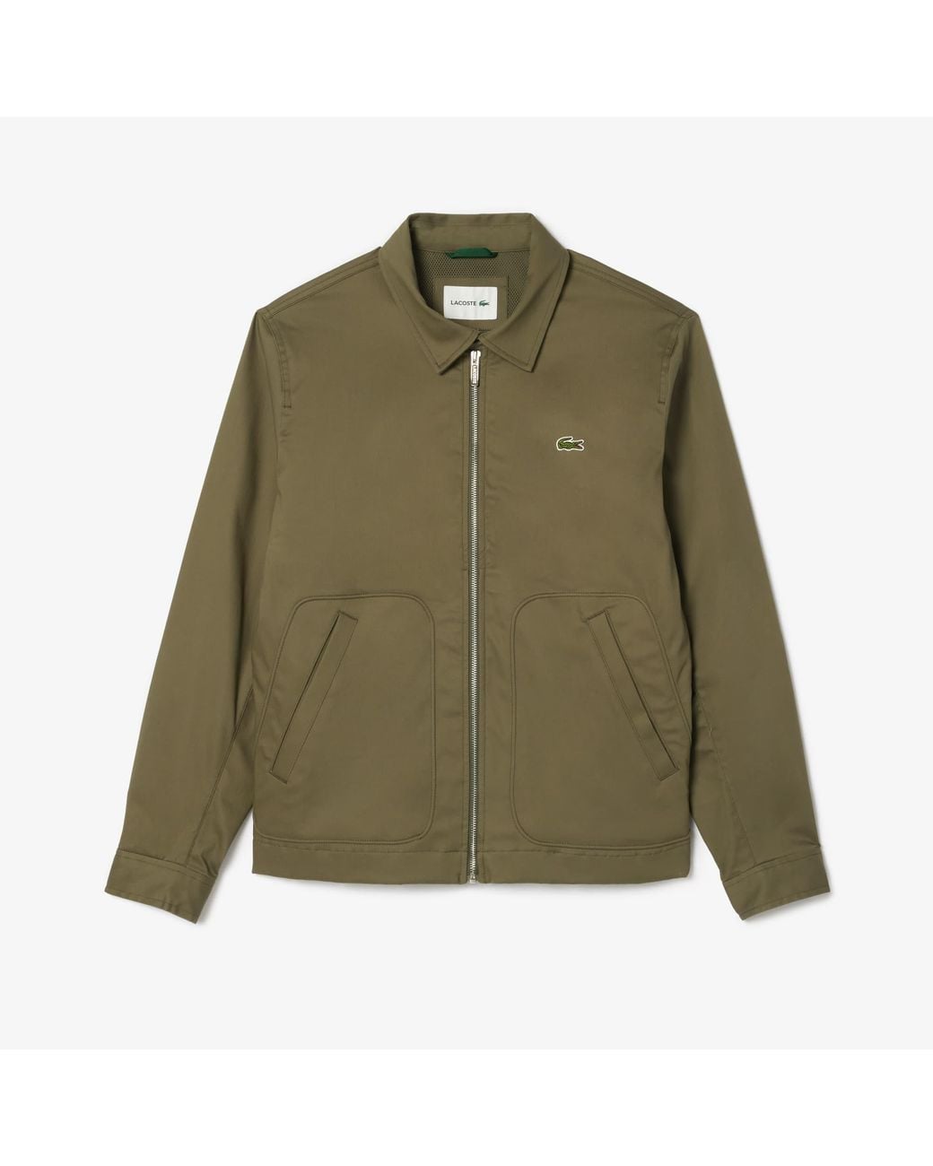 Lacoste Green Shorts Bomber Jacket for men