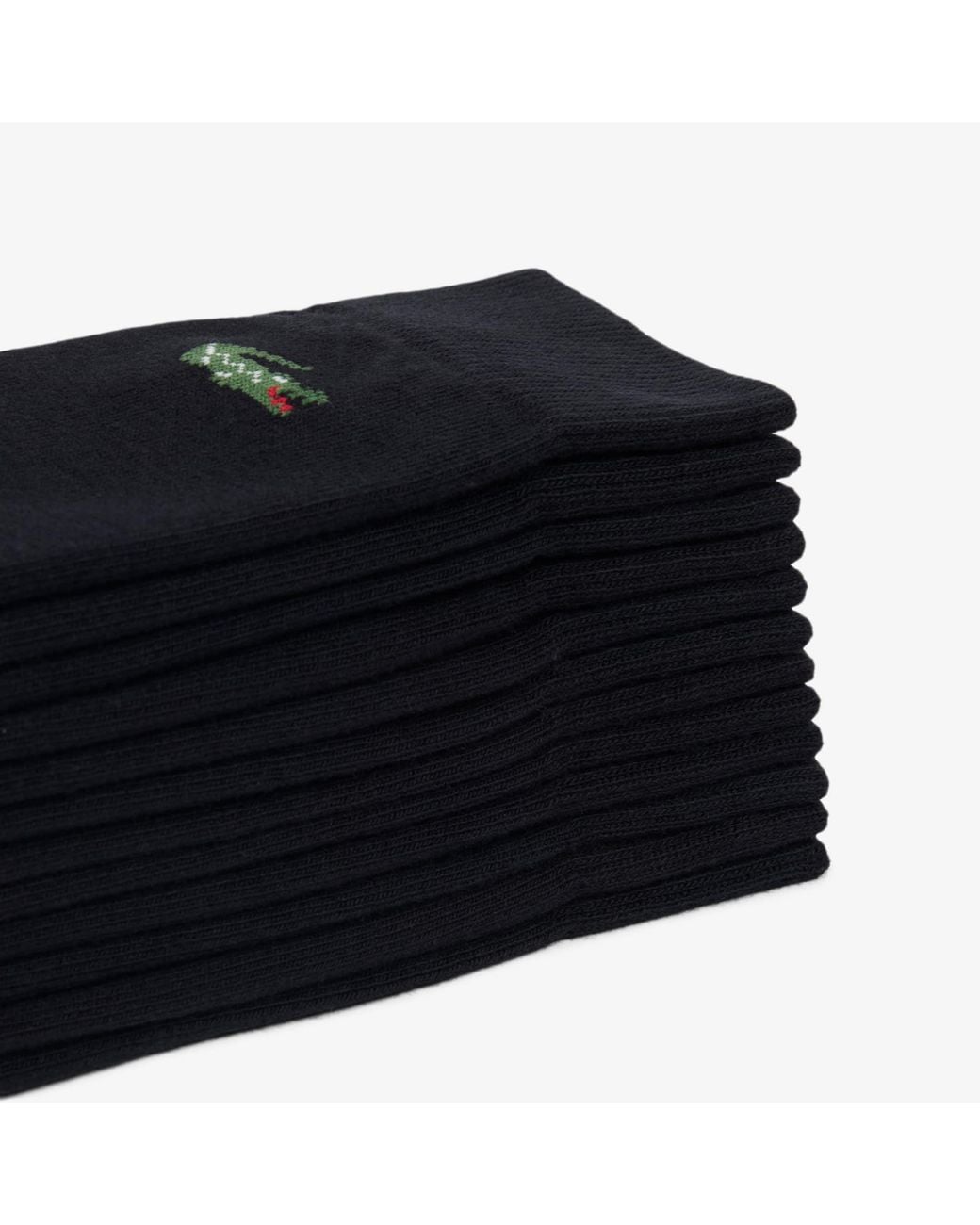 Lacoste Black 6-Pack Socks
