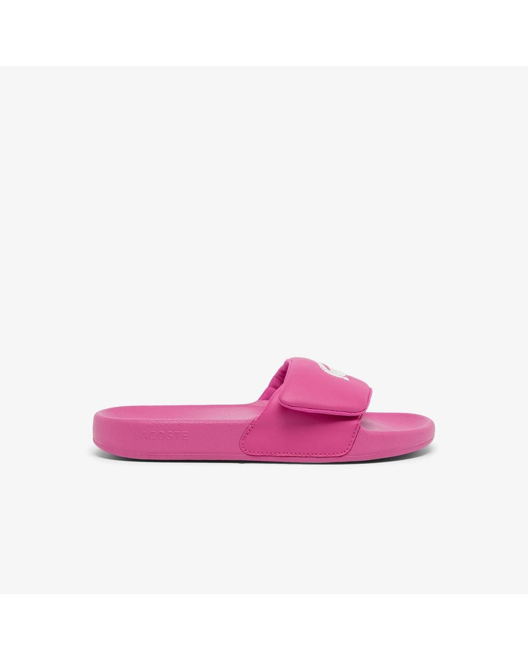 Lacoste Pink Serve Slides 0.0 Strap