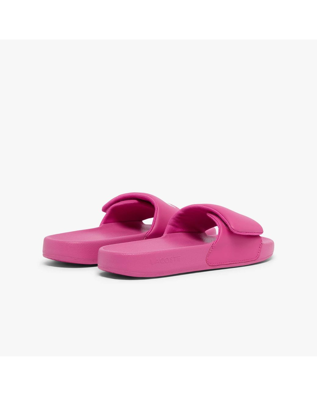 Lacoste Pink Serve Slides 0.0 Strap