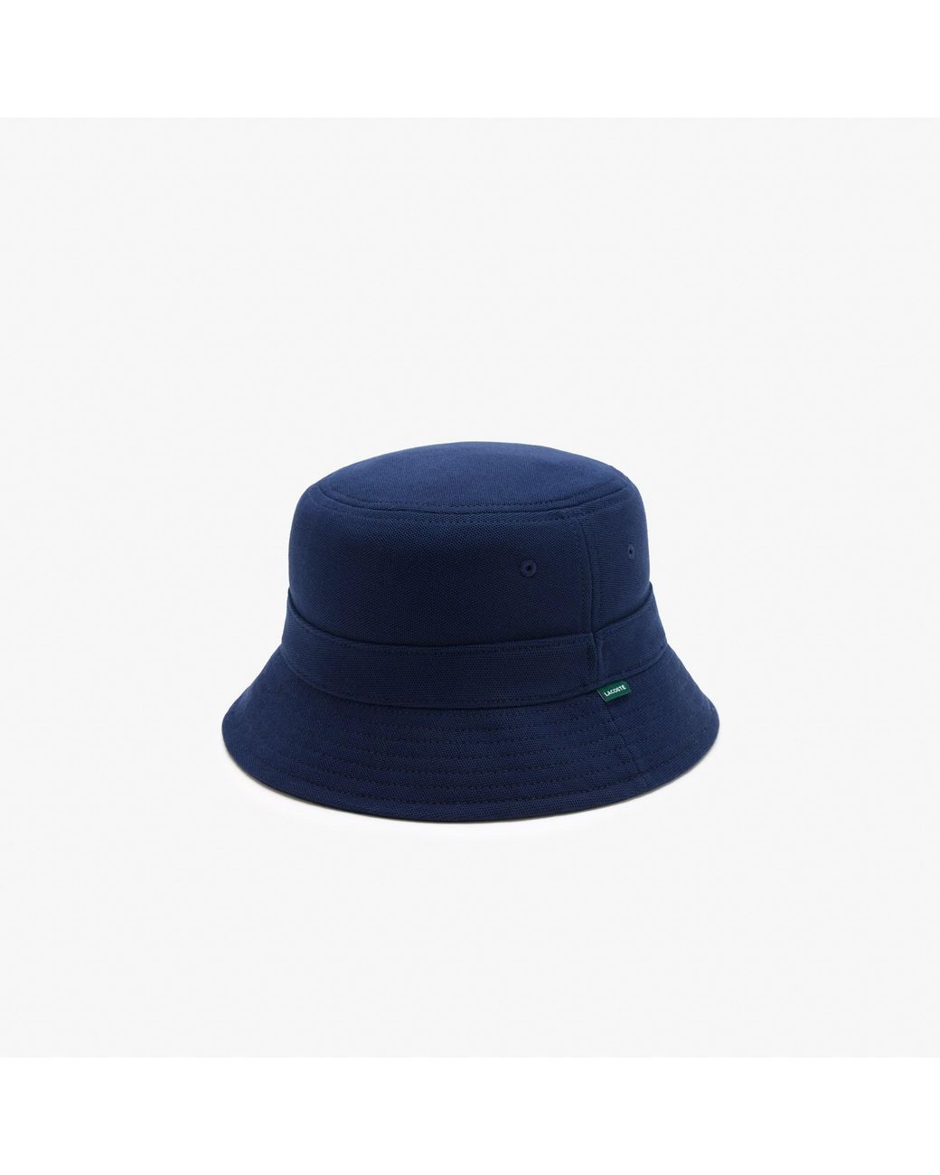 Lacoste Blue Piqué Bucket Hat
