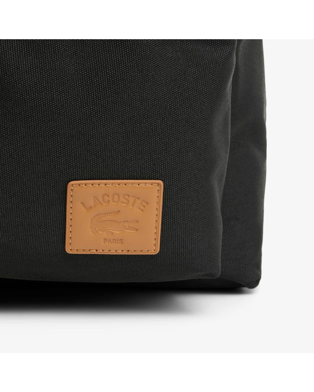 Lacoste Black Casual Croc Backpack