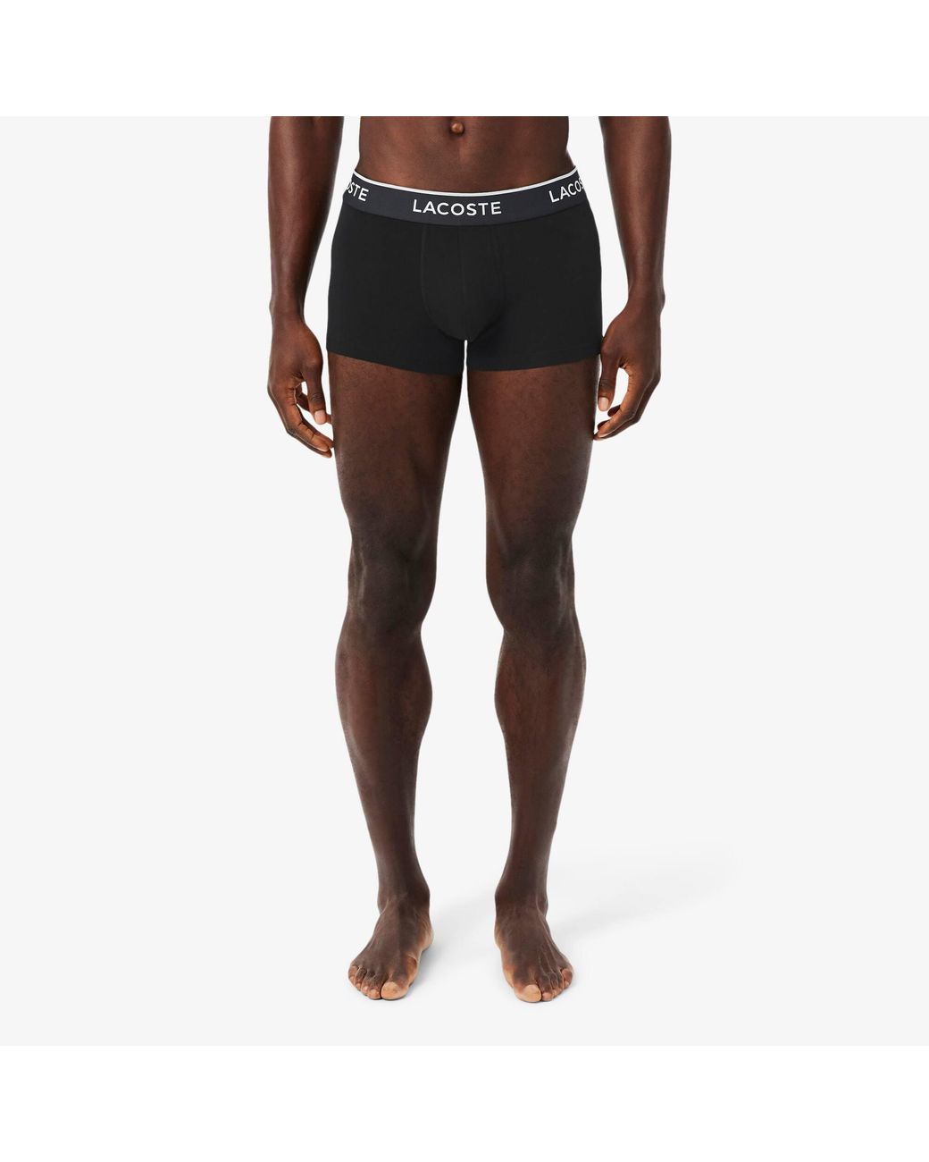 Lacoste Blue 3-Pack Stretch Cotton Trunks for men