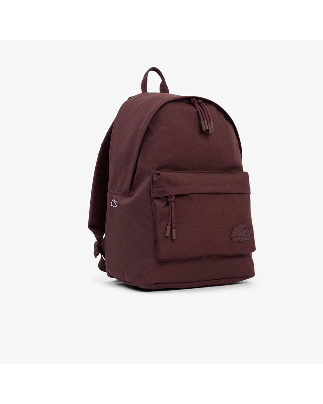 Lacoste Brown Arabesque Crocodile Backpack