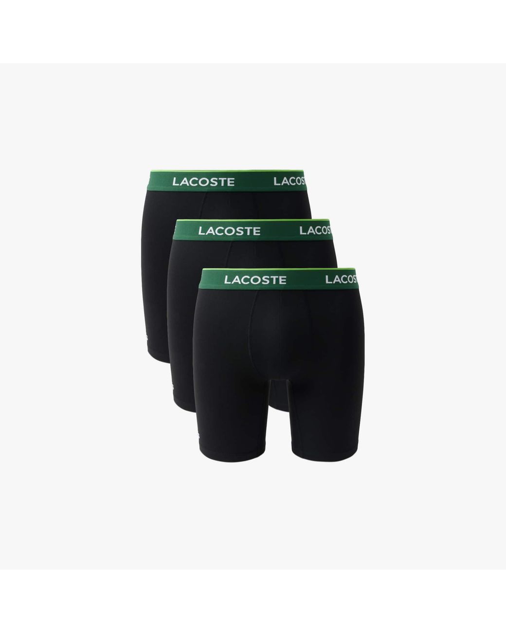 Lacoste Green 3-Pack Technical Mesh Boxers for men