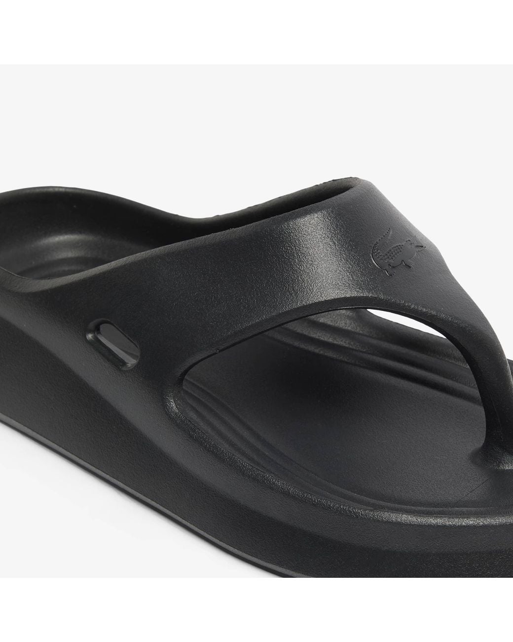 Lacoste Black Meduz Flip-Flops