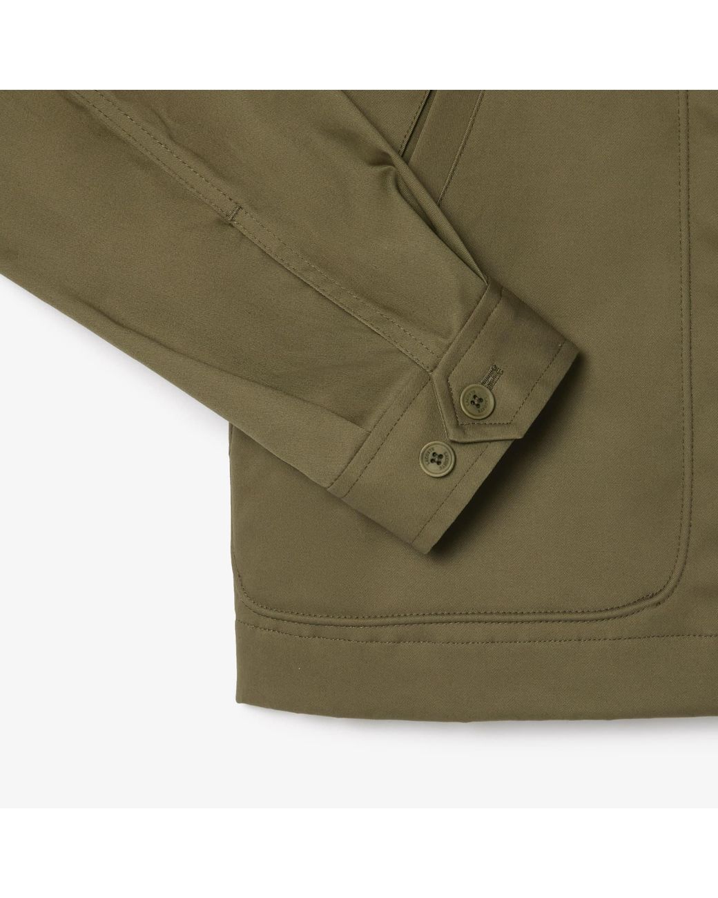 Lacoste Green Shorts Bomber Jacket for men