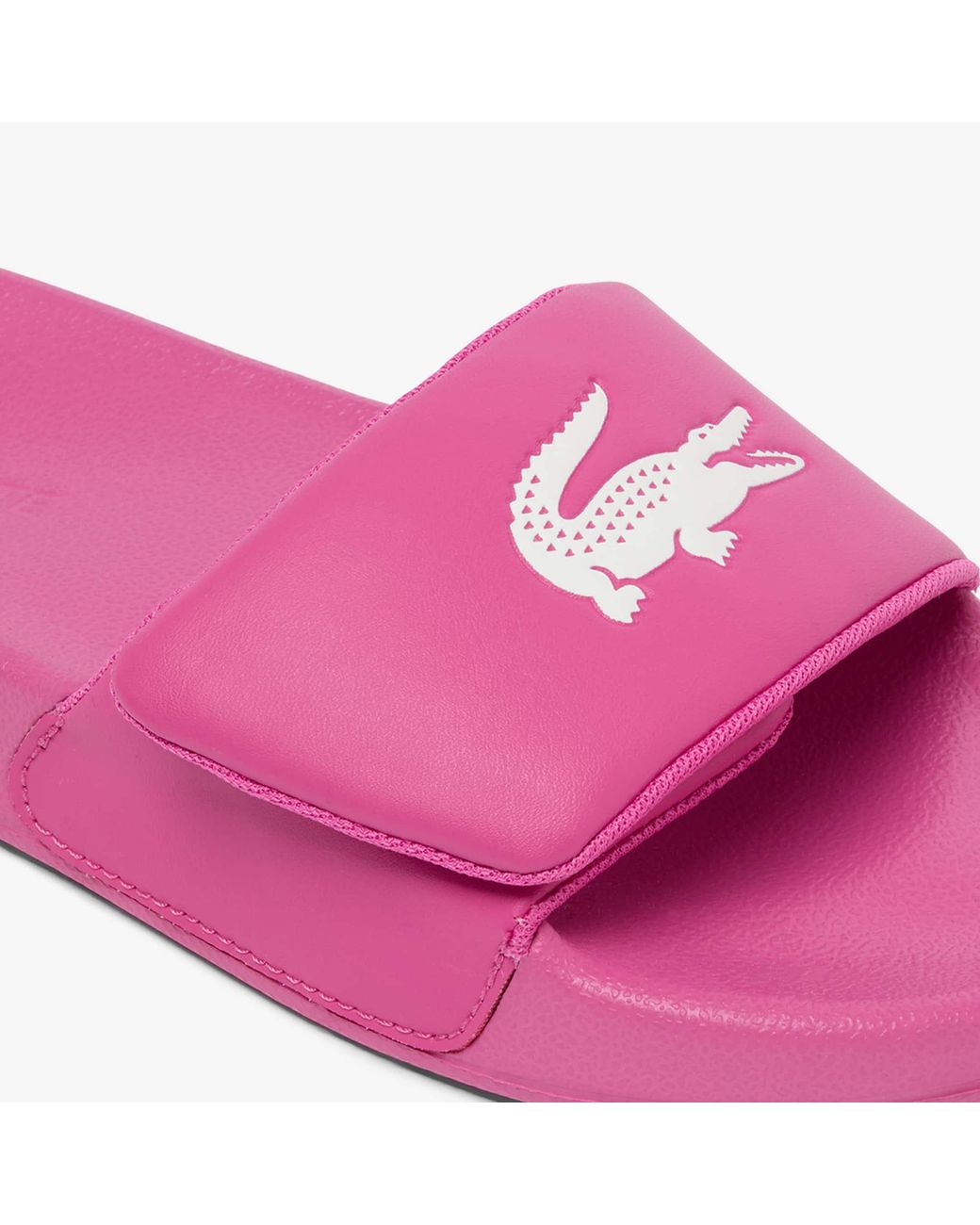 Lacoste Pink Serve Slides 0.0 Strap