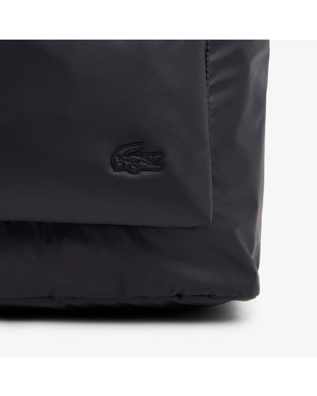 Lacoste Black Coated Backpack