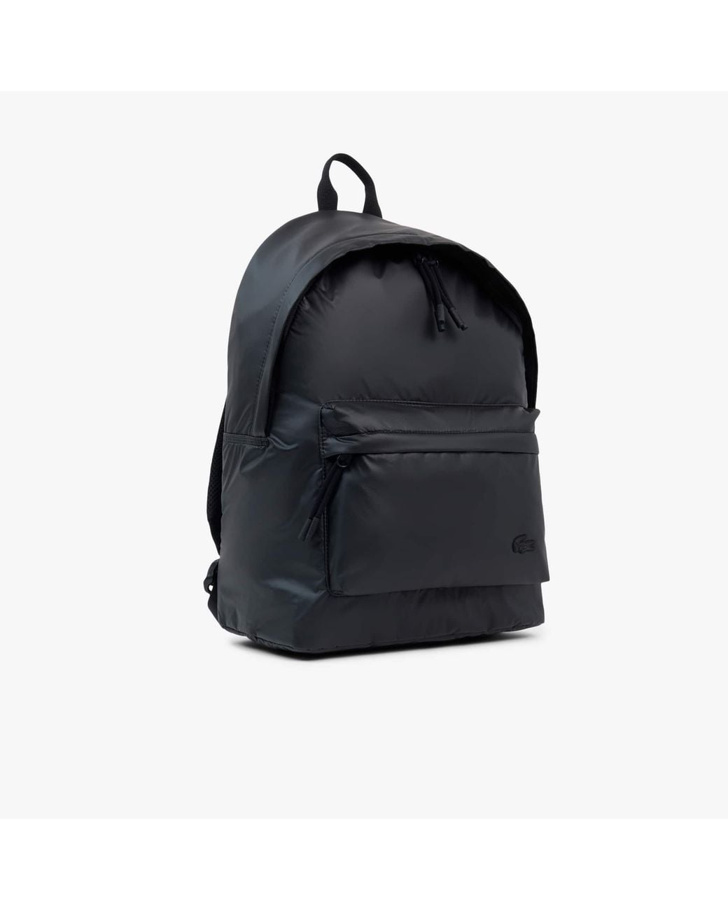 Lacoste Black Coated Backpack
