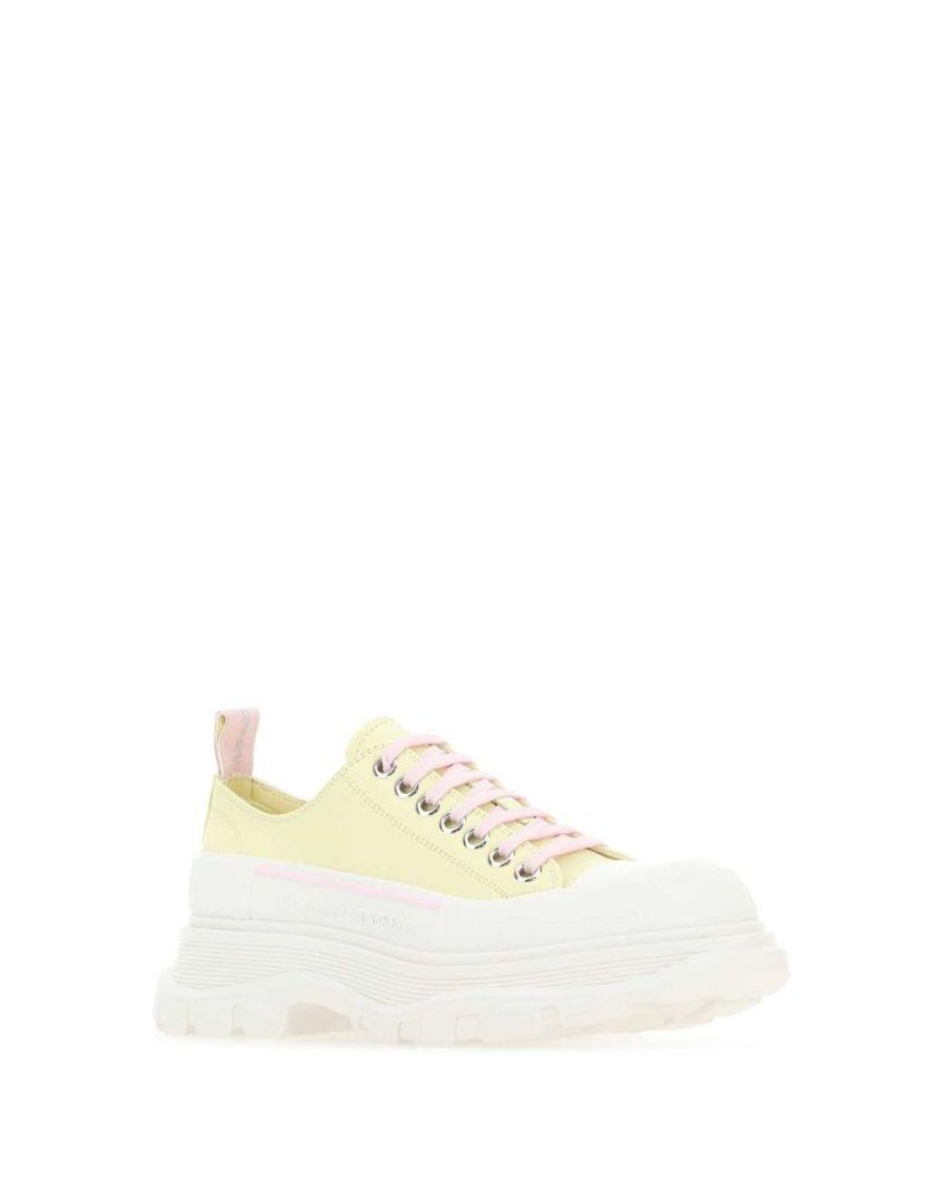 Alexander McQueen Multicolor Lace-up Shoes in White | Lyst