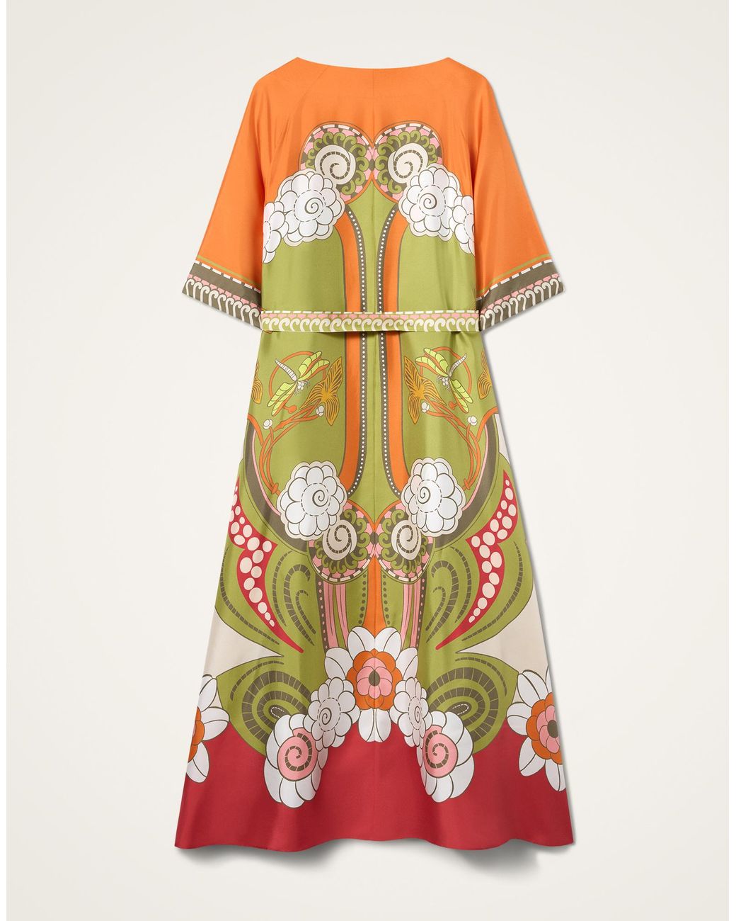 LaDoubleJ White Muumuu Dress Round Neck