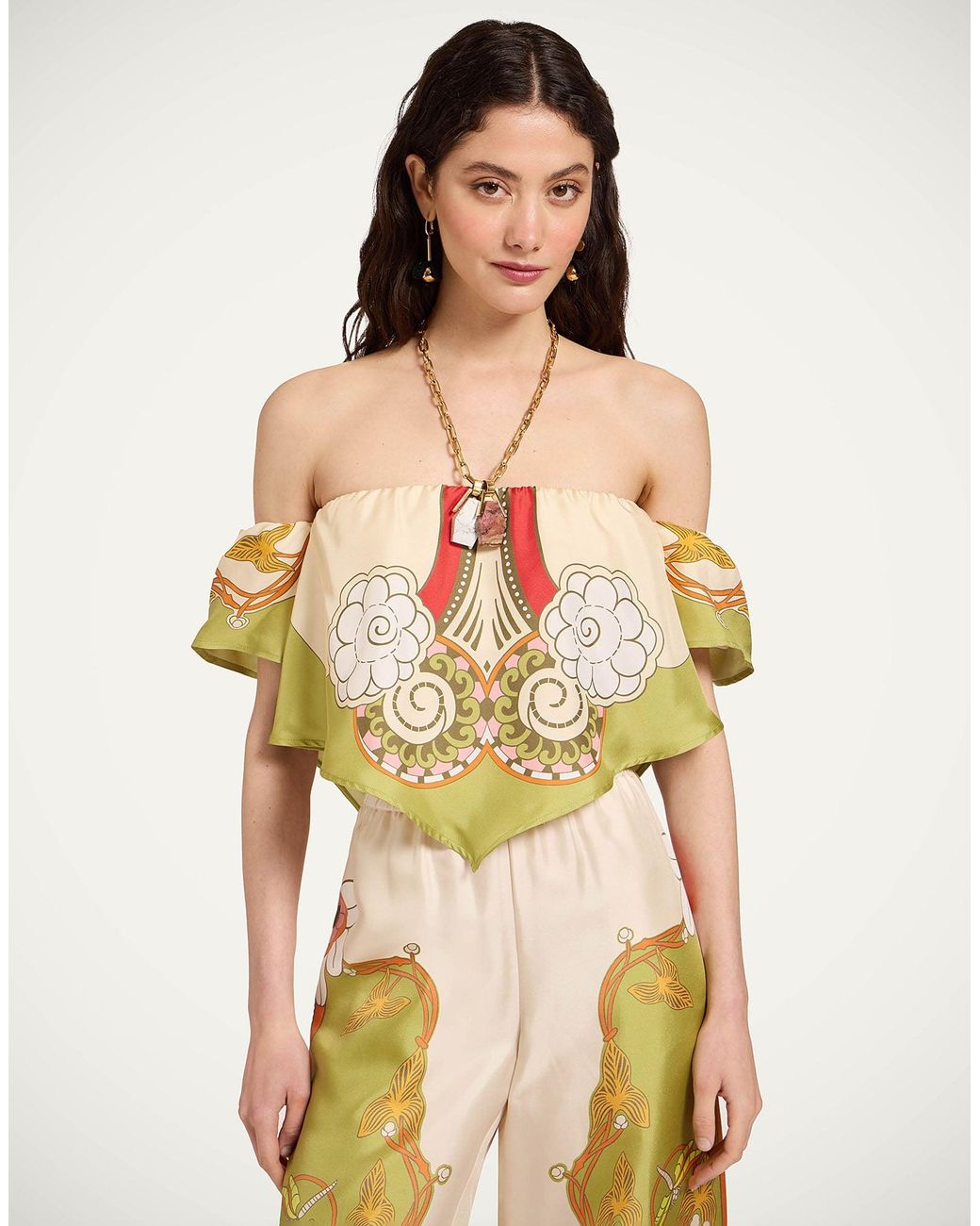 LaDoubleJ Yellow Sand Dollar Top