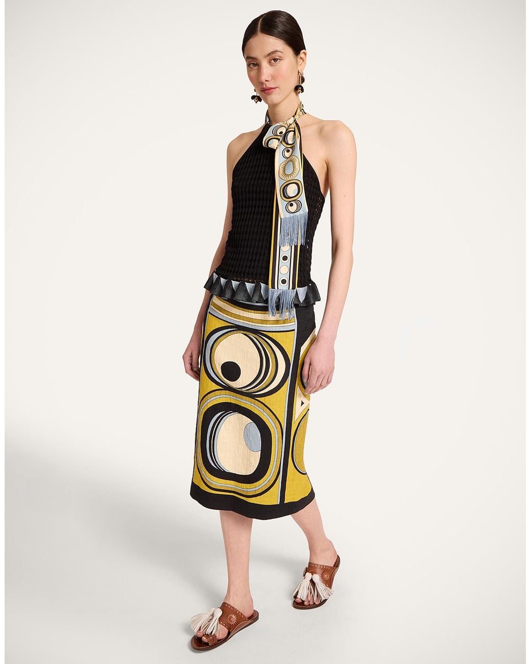 LaDoubleJ White Pencil Skirt