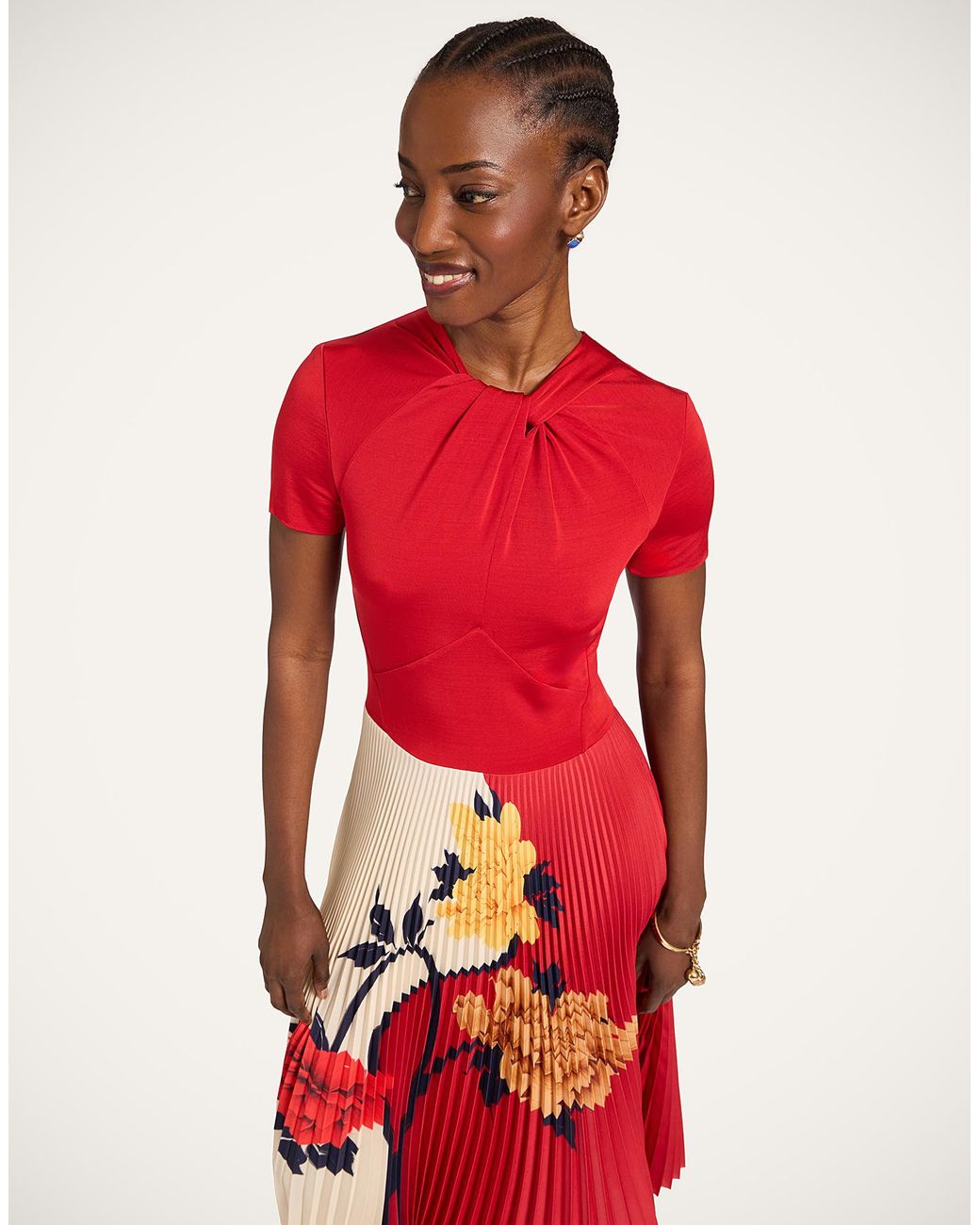 LaDoubleJ Red Chignon Dress