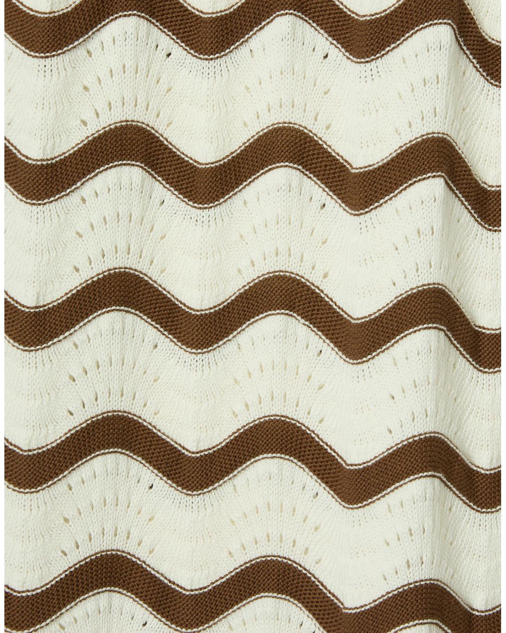 LaDoubleJ White Wavy Swing Dress