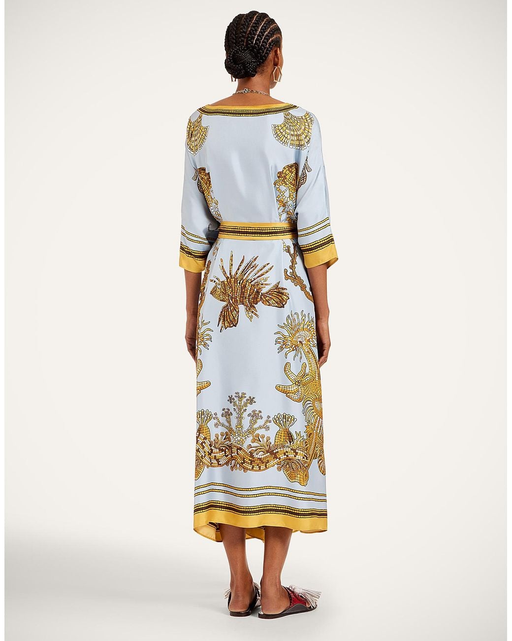 LaDoubleJ Multicolor Square Kaftan