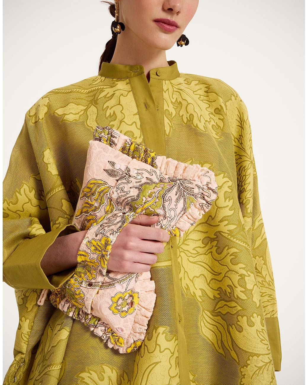 LaDoubleJ Yellow Hand Pochette