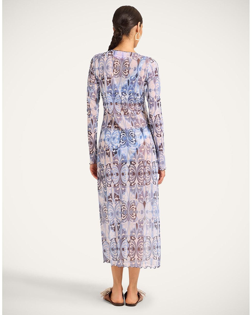 LaDoubleJ Blue Slinky Swing Dress