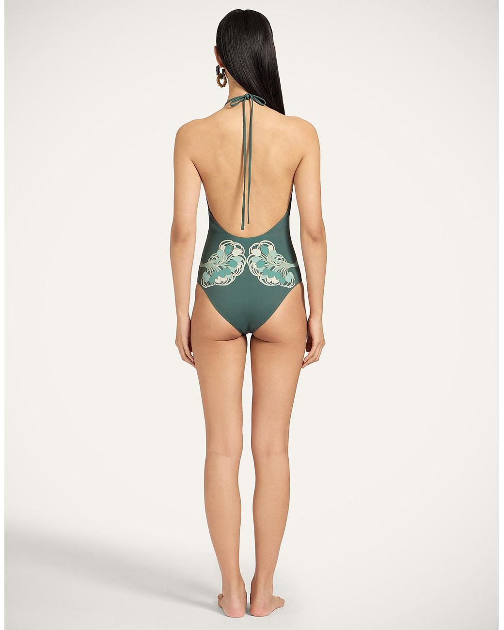 LaDoubleJ Green Sexy Swimsuit
