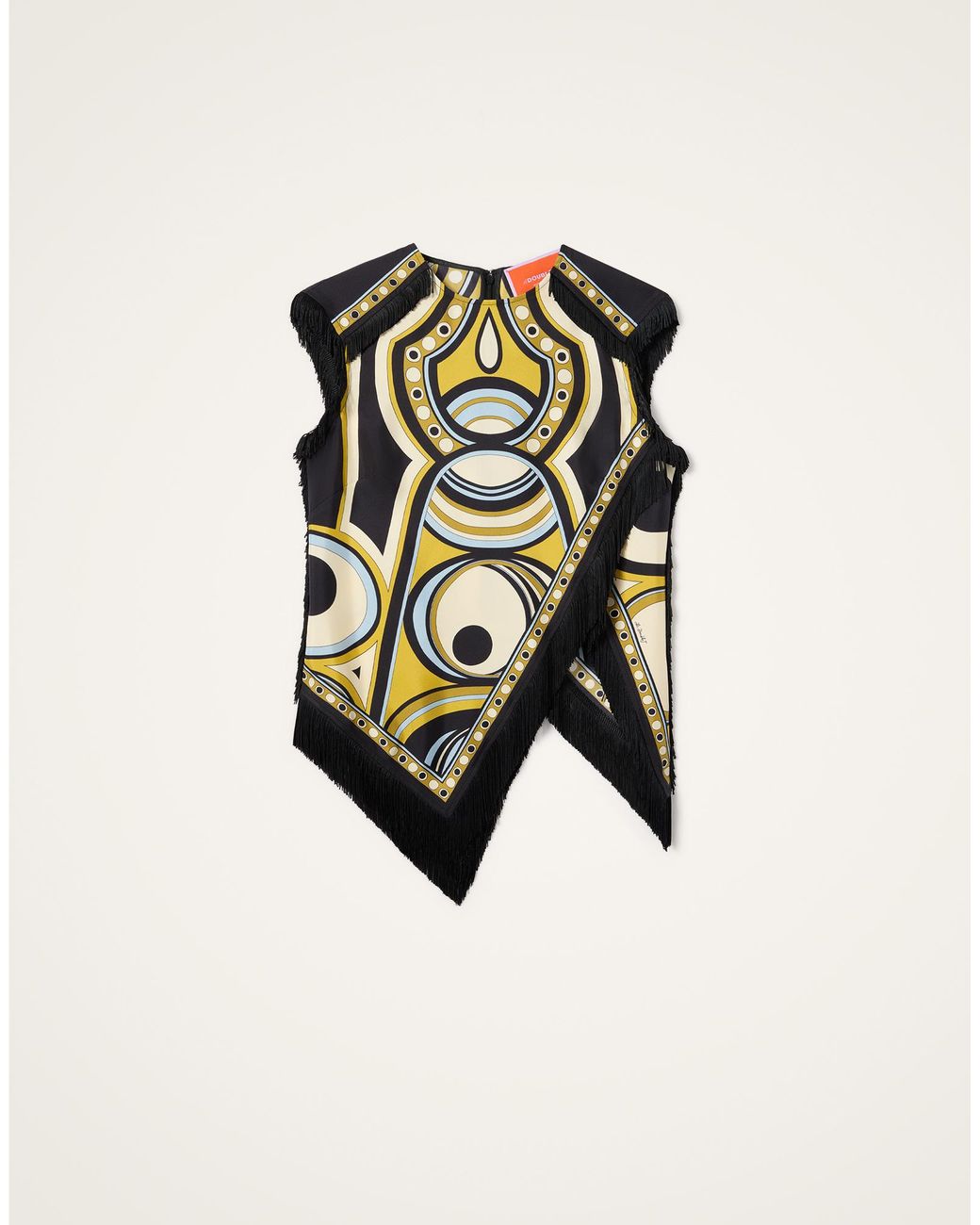 LaDoubleJ Multicolor Scarf Top